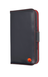 Black Leather iPhone 16e Flip Case Black Leather iPhone 16e Flip Case