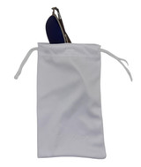 Pink and White 2 Pack of  Soft Glasses Cases and Multi-Use Storage Pouches