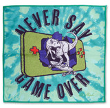 Green Never Say Game Over microfibre cleaning cloth