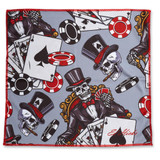 Ace of Spades playing card microfibre cleaning cloth