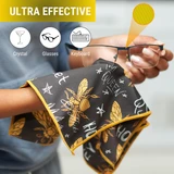Queen Bee microfibre cloth cleaning glasses lenses