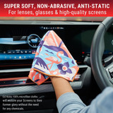 Sealife microfibre cloth cleaning a car dashboard screen