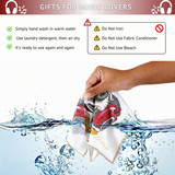 Washable DJ Dawg microfibre cleaning cloth care guide