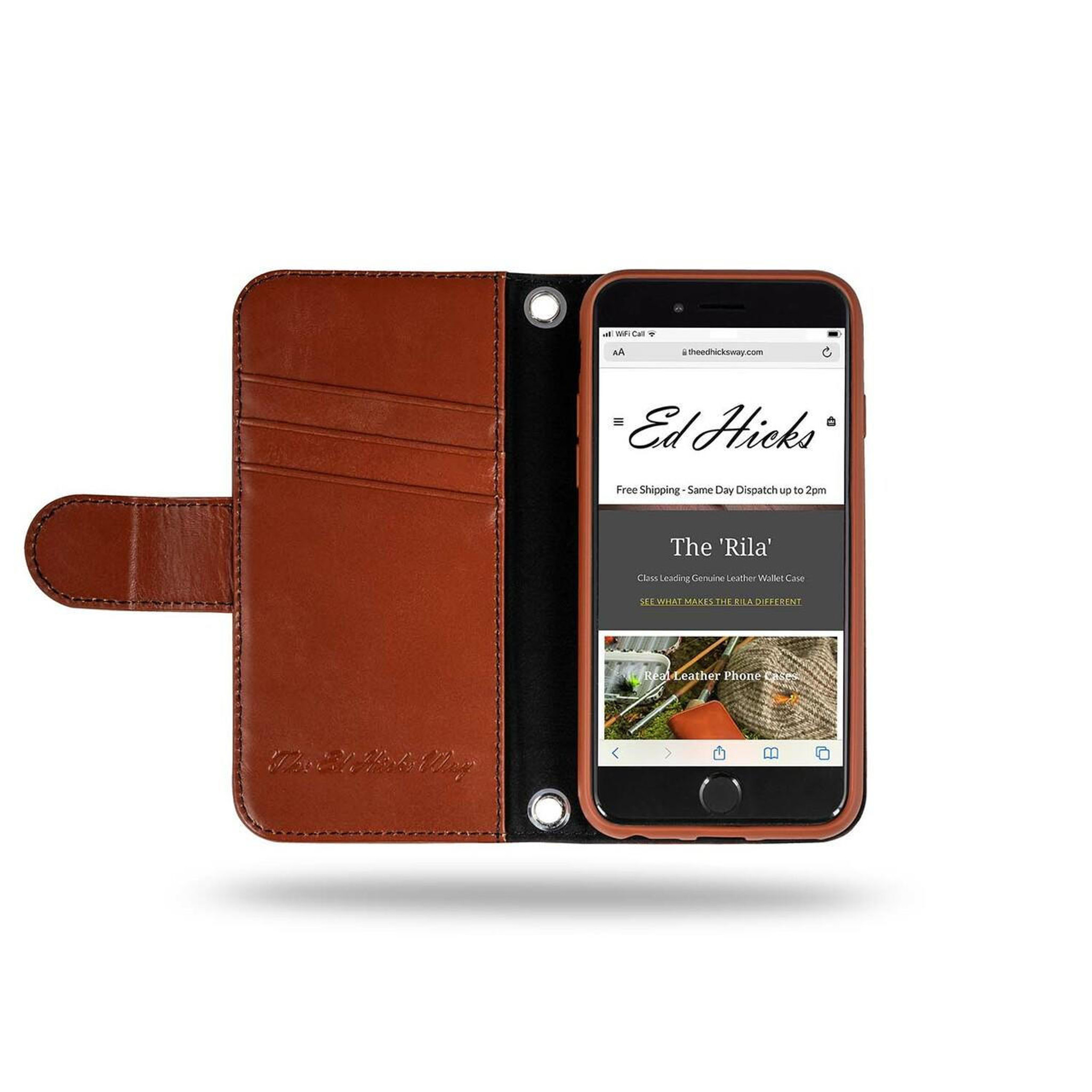 TRODINO Square Leather iPhone 14 Pro Case with Wristband Strap