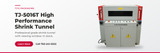 TJ-5016T high performance shrink tunnel with viewing window