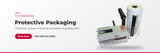 TJ400 air cushion machine with pillow film roll
