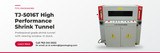 TJ-5016T high performance shrink tunnel with viewing window