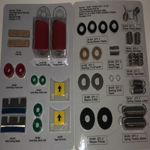 2″ Spare Parts Kit (PART # 79-007)
