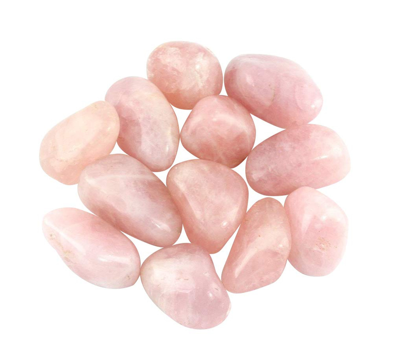 rose quartz tumbled stones