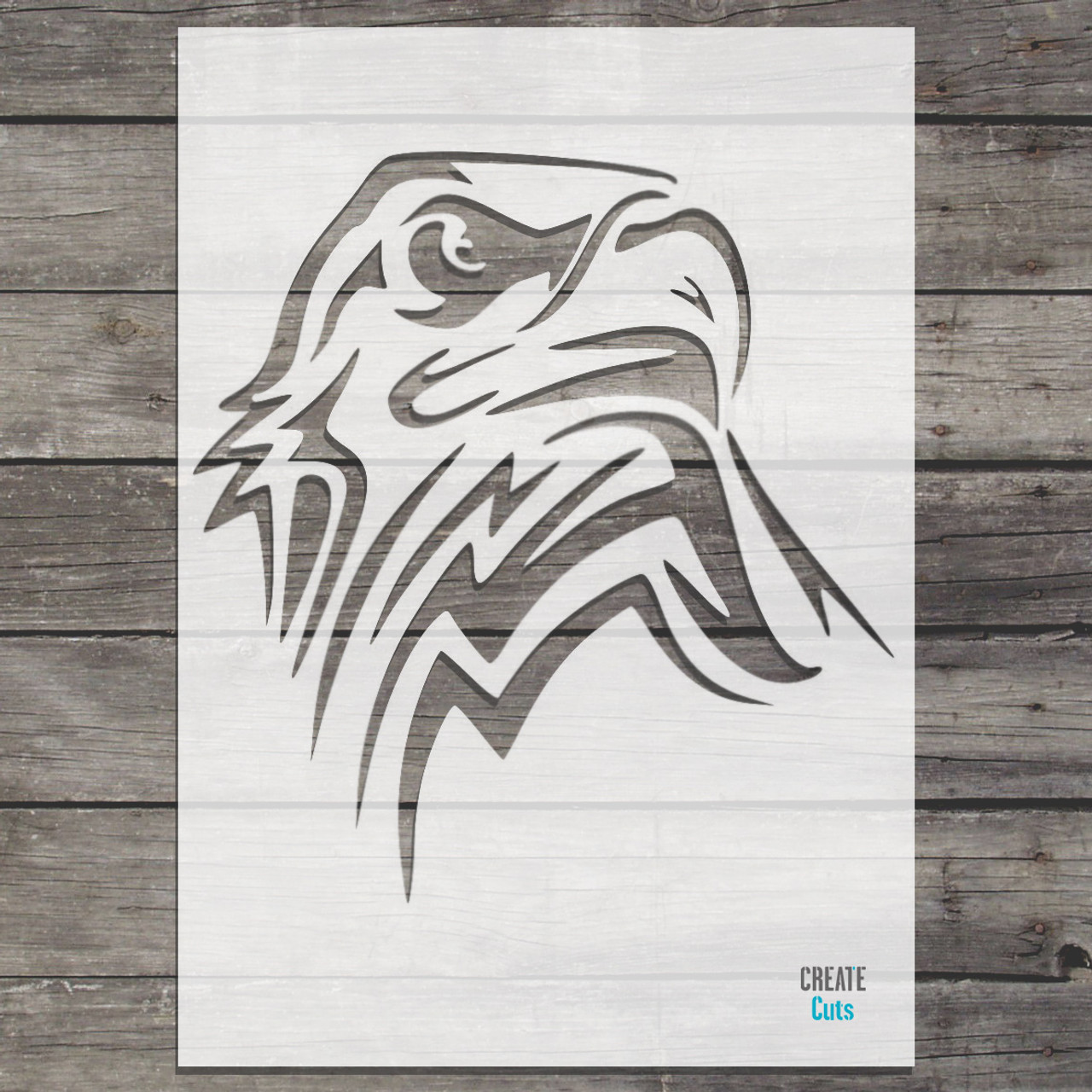 Eagle Head stencil eagle-head-stencil