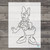 Disney Daisy Duck stencil nursery wall decor or great for art and crafts projects