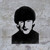George Harrison picture stencilled on the wall