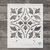 Vintage style stencil Lily