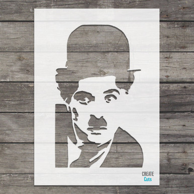 Charlie Chaplin stencil an English comic actor, filmmaker, and