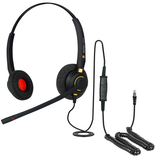Yealink SIP T58A & T58V Telefon Kompatibel Headset - EAR510D