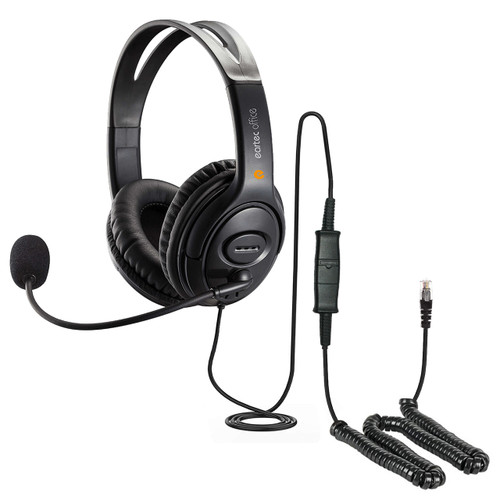 Yealink SIP T53 & T53W Telefon Große Ohrmuscheln Easyflex  Headset  - EAR250D