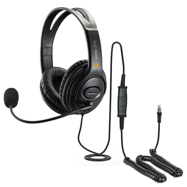 Audiocodes 440HD IP Telefon Große Ohrmuscheln Easyflex  Headset - EAR250D