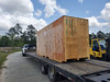 Fuel Bladder Loading with Forklift at Factory onto Flatbed