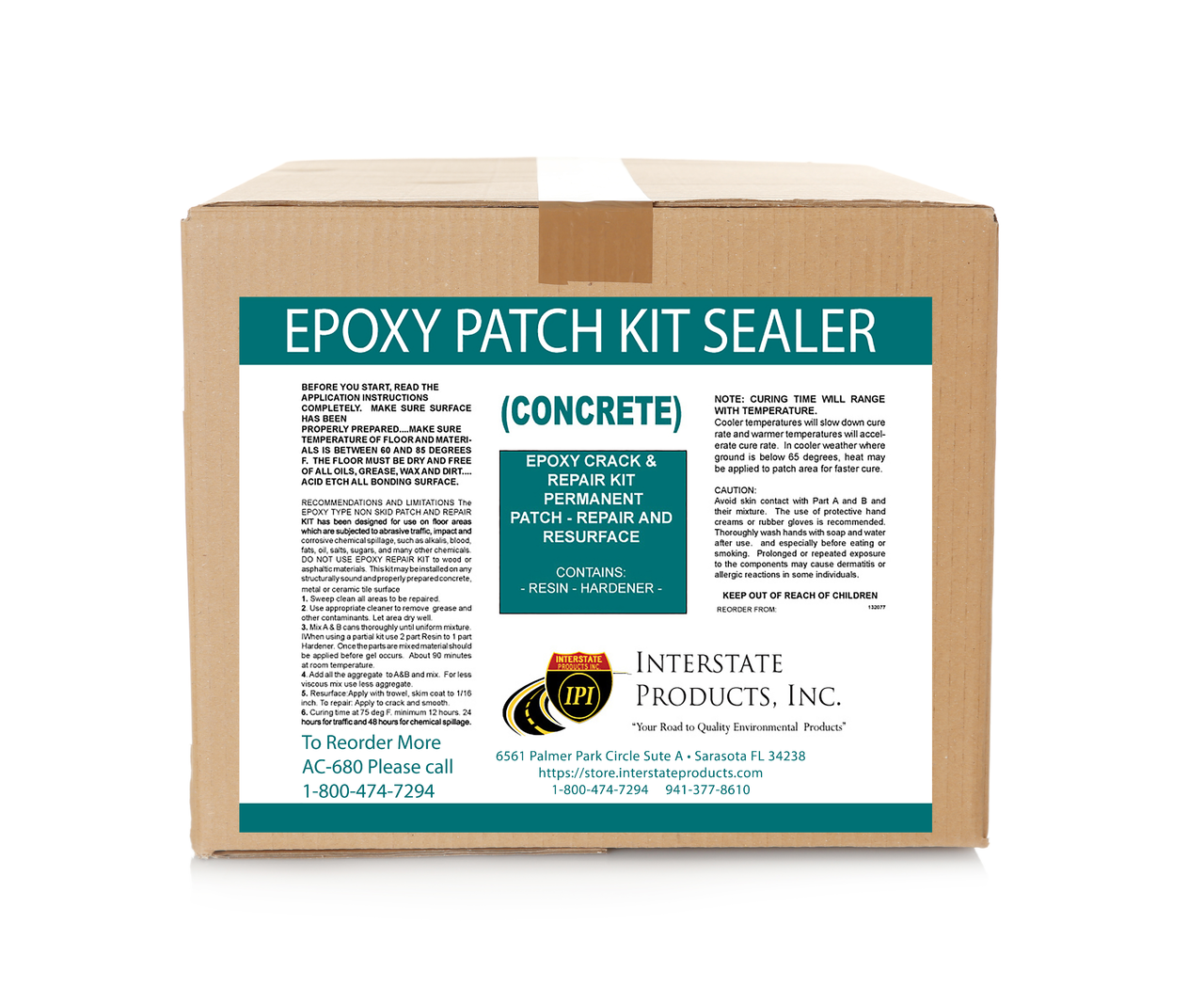 Epoxy Patch Concrete Epoxy Sealer Kit (Clear)