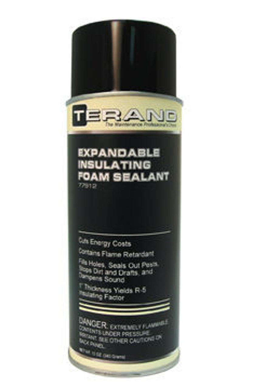 Terand Aerosol Expandable Insulating Foam Sealant 12 Cans/Case