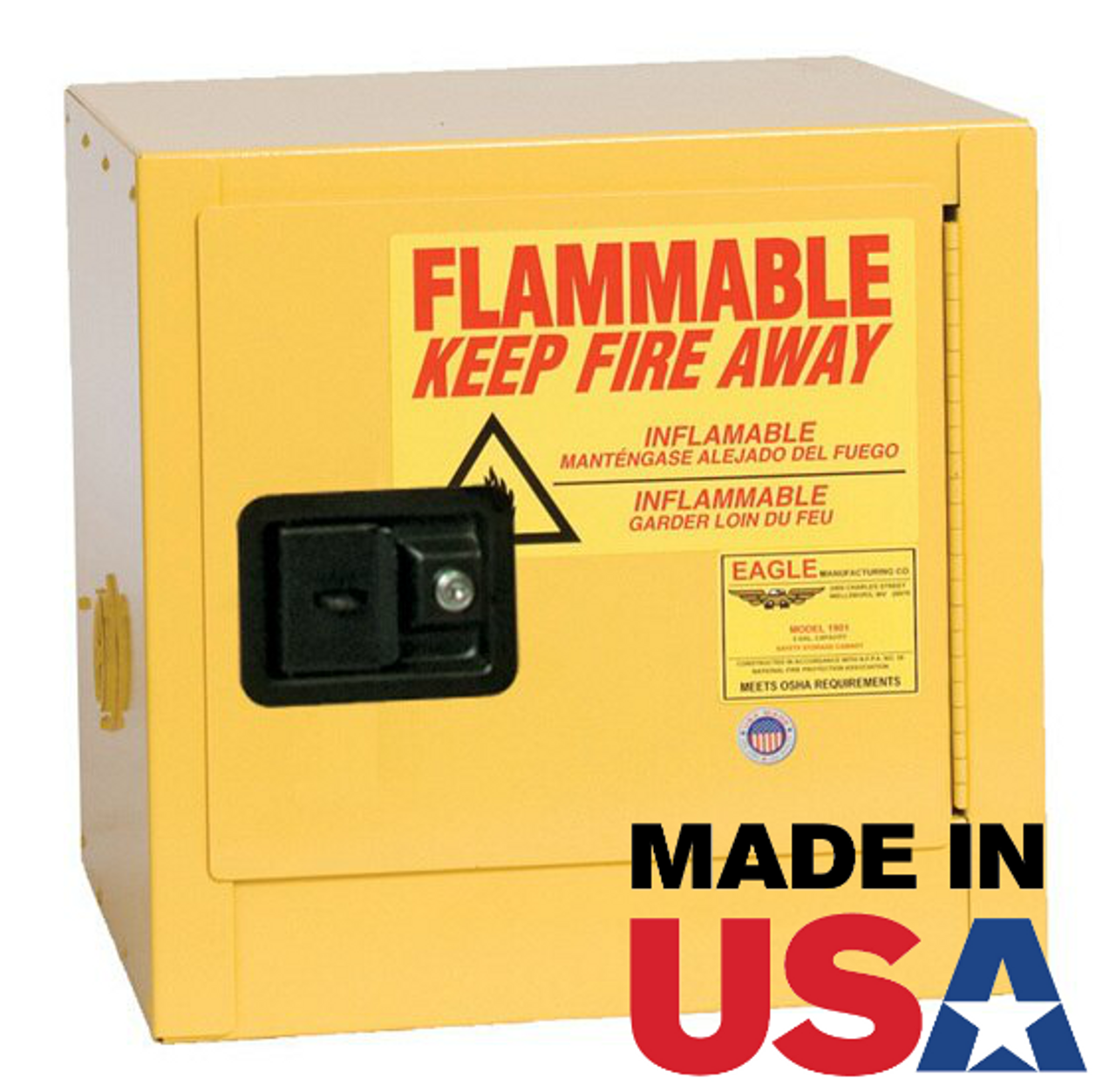 Eagle 1901 Flammable Safety Cabinet 2 Gallon Manual Close