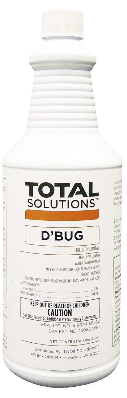 d'BUG - Residual Contact Insecticide - 4 Gallons/Case