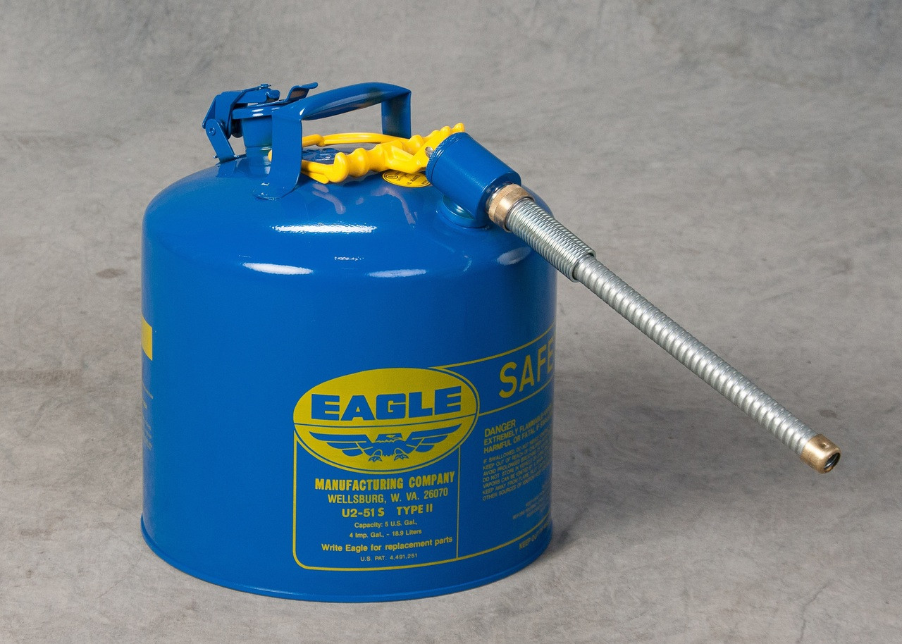 Eagle 5 Gallon Type II Safety Can with 7/8
