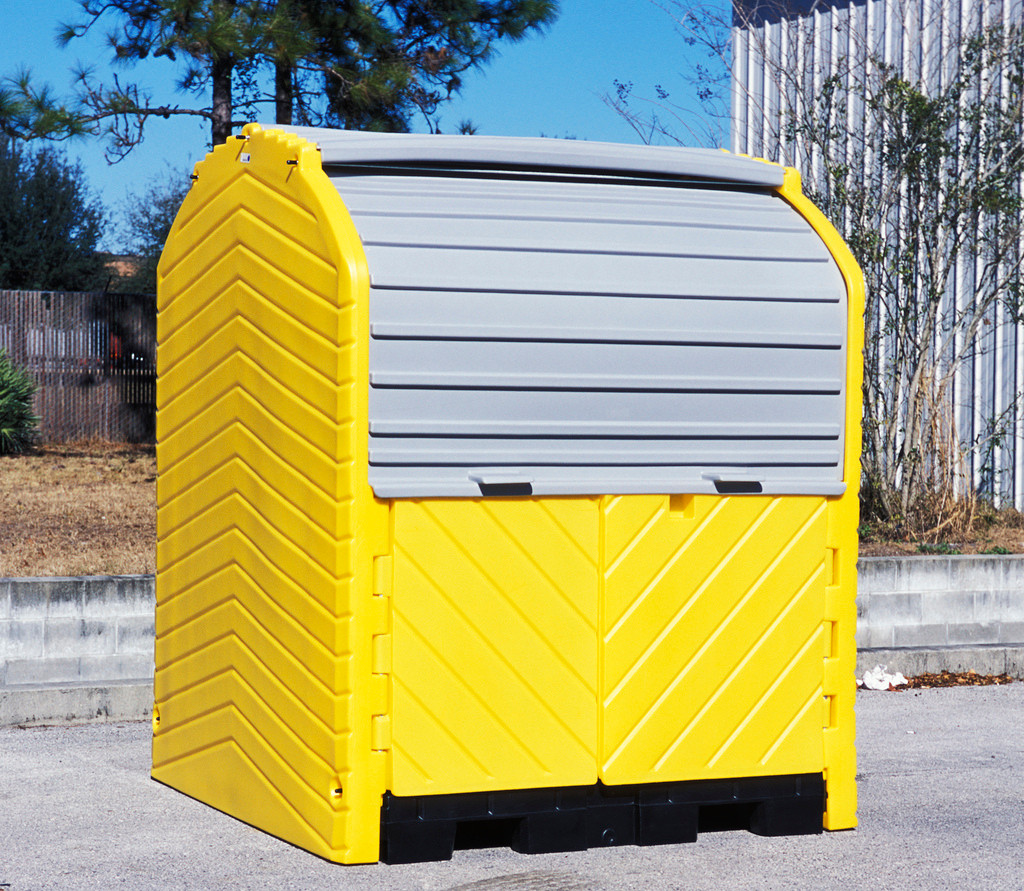 UltraTech HardTop P4 Plus 4 Drum Containment Pallet 9637 - With