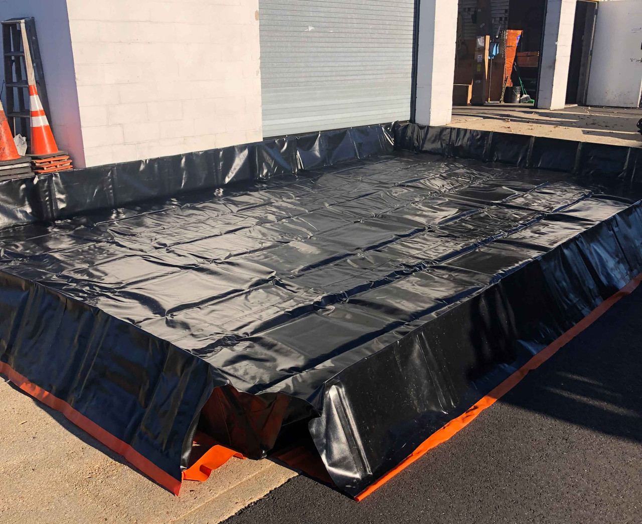 One Step Fuel Spill Containment Berm 10' x 10' x 18" Interstate