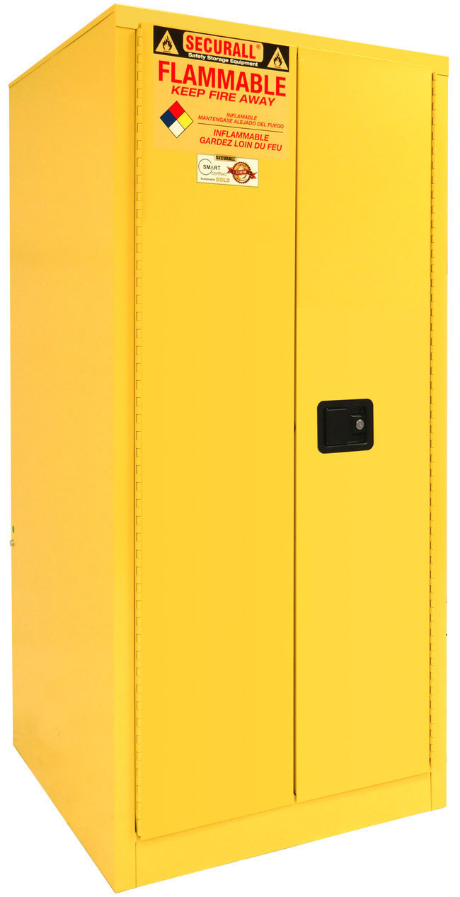 Securall 60 Gallon Flammable Safety Cabinet, Manual Close Standard