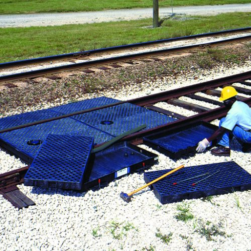 Ultra Track Pan - Side Pan With Grates - No Covers - 9576