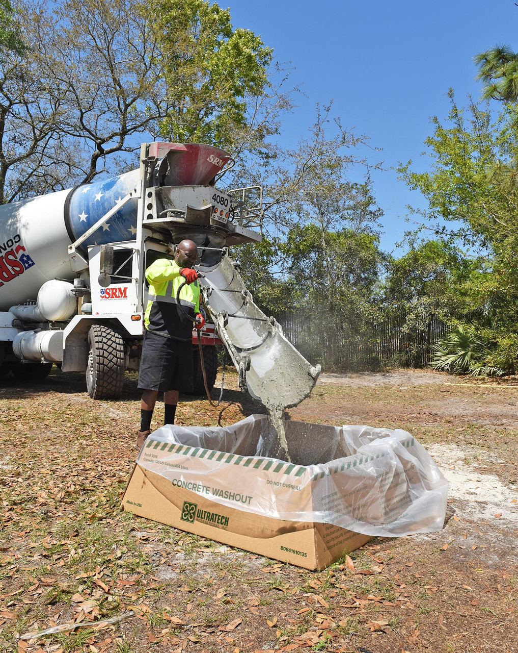 Ultratech Concrete Washout Berm 48" x 48" x 15" IPI