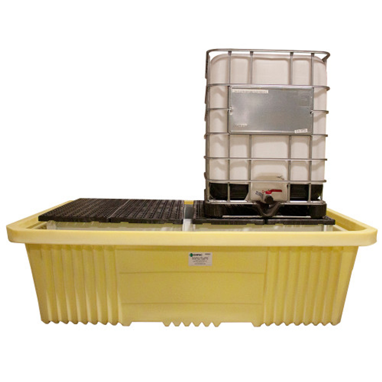 Enpac Double IBC Tote Spill Pallet XL - Yellow - 5480-YE