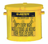 Justrite Countertop Oily Waste Cans