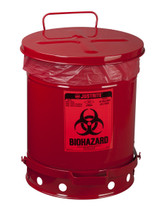 Justrite Waste Cans and Containers