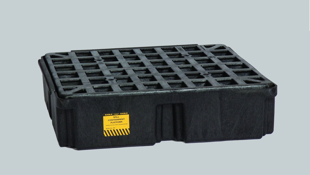 Eagle 1632 Spill Platform Poly Modular 2 Drum On Sale