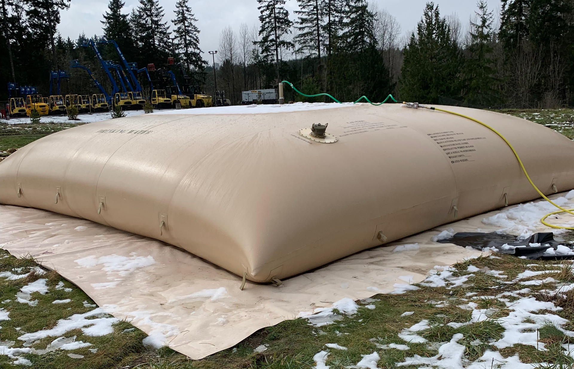 Military Water Bladder IPI 25000 Gallon Water Bladder
