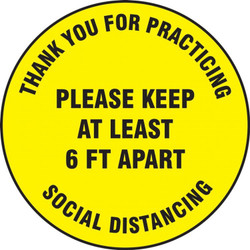 Floor Sign for Social Distancing
