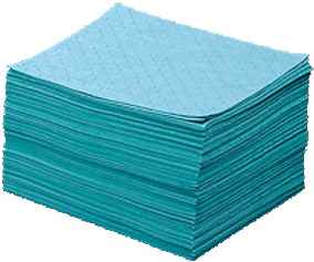 UP200 Hazmat Bonded Absorbent Pads (Single-Weight)