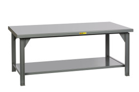 Little Giant Extra Heavy Duty Welded Steel Workbench, 42x84x34