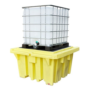 Enpac Space Saver IBC Spill Containment Pallet with Drain