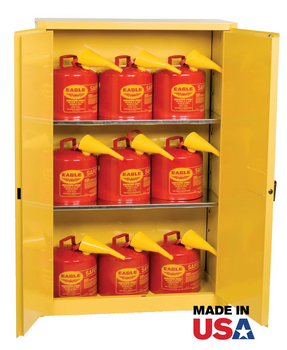 45 Gallon Safety Cabinet with Cans