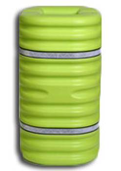 Eagle Column Protector - 8" - Lime w/Reflective Bands - 1708LM