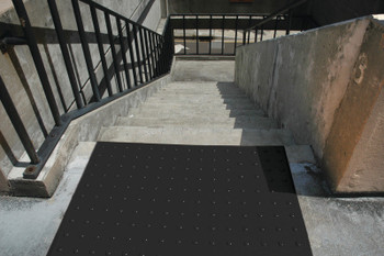 ADA Detectable Warning System in Black