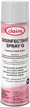 Disinfectant Spray Q - Country Fresh Scent - 12 x 20 oz Cans/Case