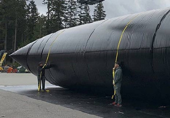 50,000 Gallon Water Storage Bladder Tank