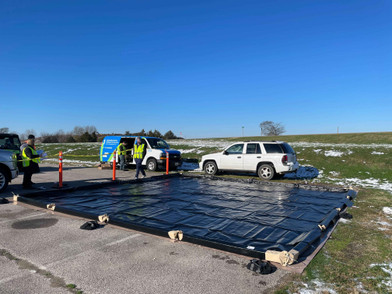 Foam Wall Spill Containment Berm - 12' x 36' x 4"