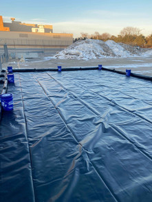 Foam Wall Spill Containment Berm - 8' x 8' x 2"