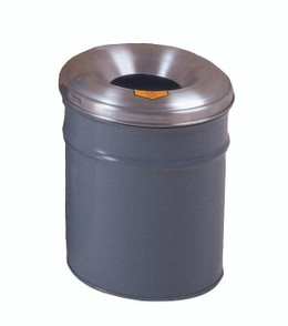 Metal Cease Trash Recep