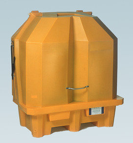 UltraTech Hard Top P4 Spill Pallet - 1080 - 4 Drum - No Drain